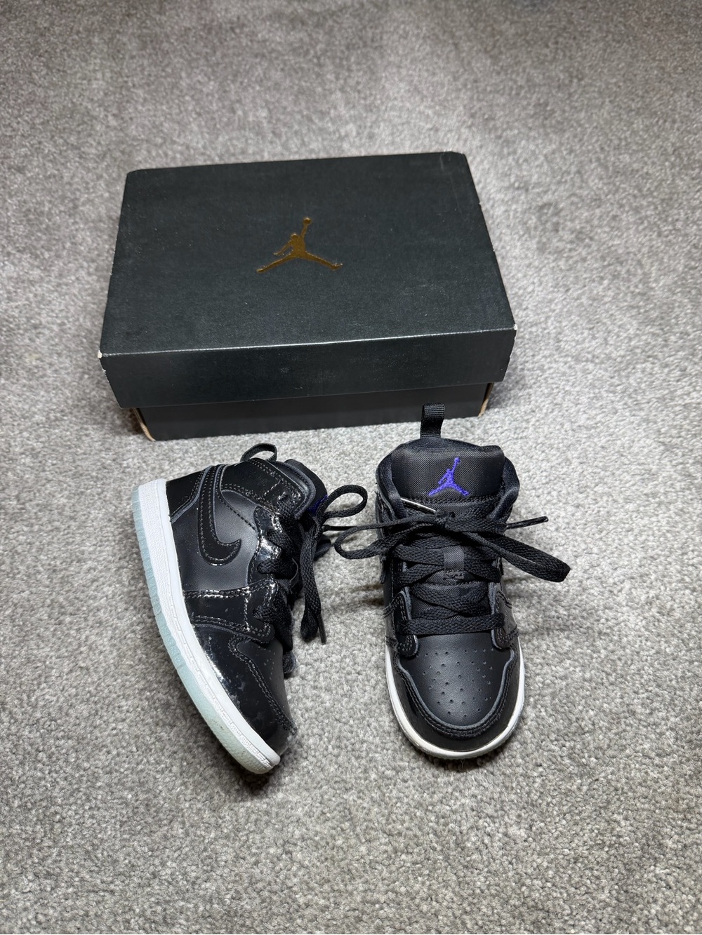 Size 7C Nike Jordan 1 Mid "Space Jam" Toddler